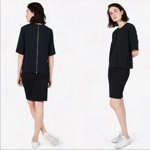 Everlane GoWeave Japanese zipper square shirt